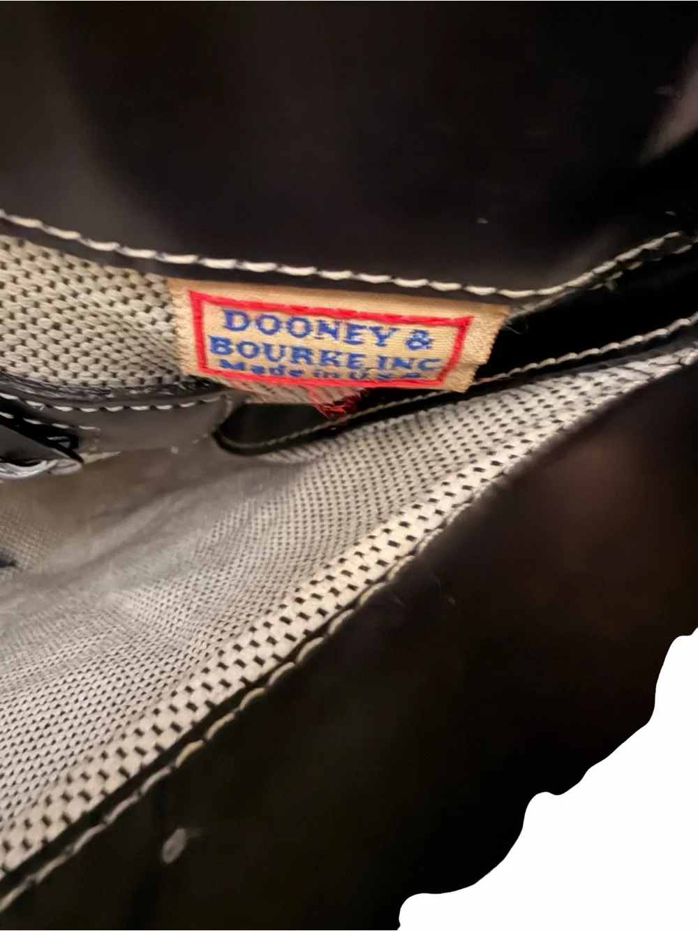Dooney & Bourke Black Leather Hobo with Silver Hardware